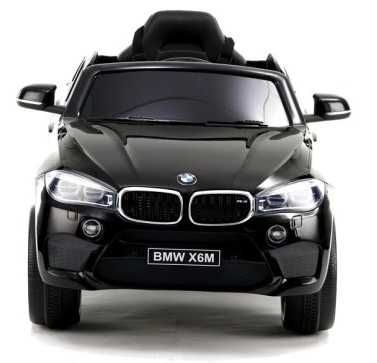Samochód na Akumulator BMW X6 Czarny M F16 Skóra koła EVA 90 Watt Auto