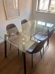 Mesa de vidro 140x80