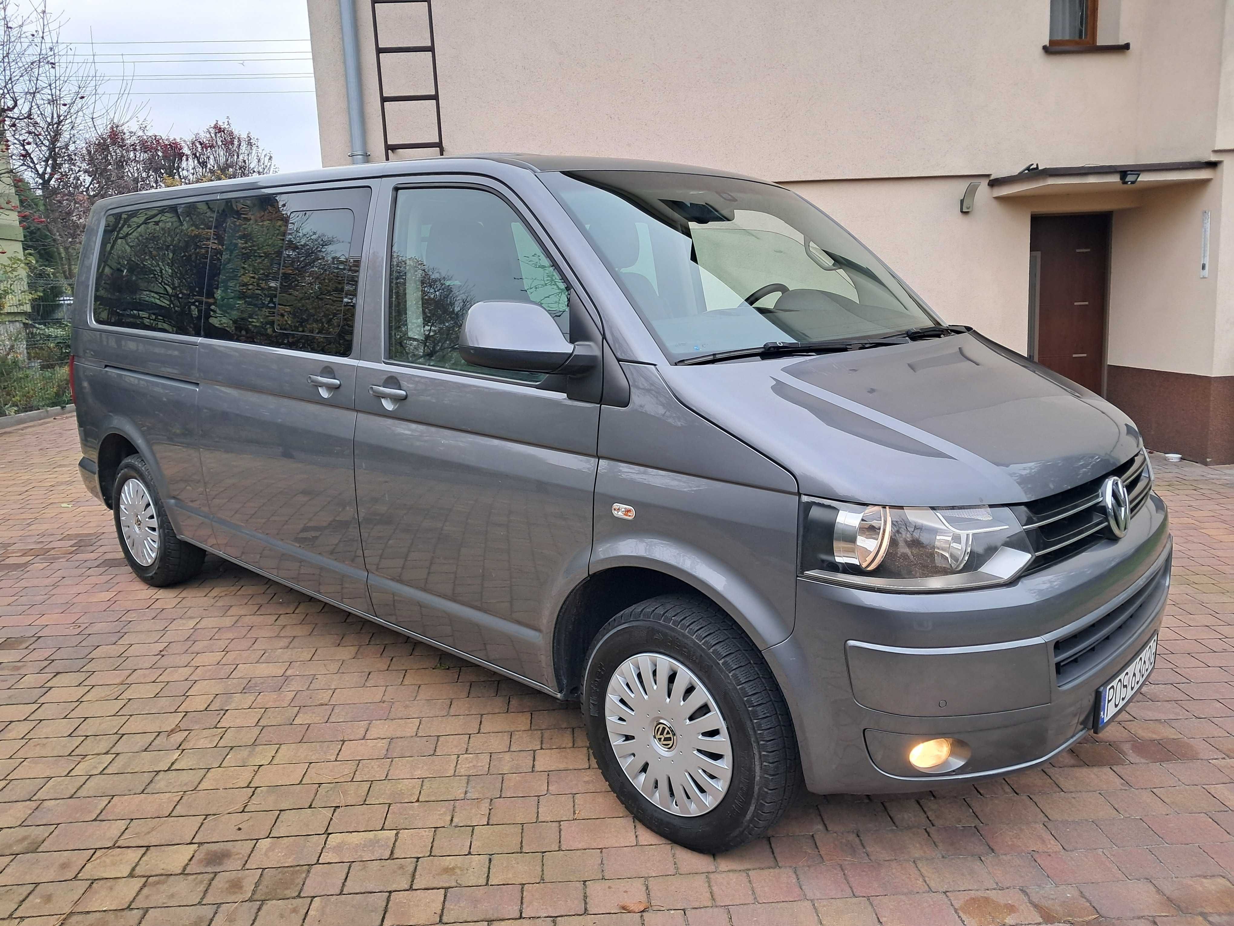 Śliczny.Vw Caravelle 2.0 TDI.Polski salon.Long.Zamiana.