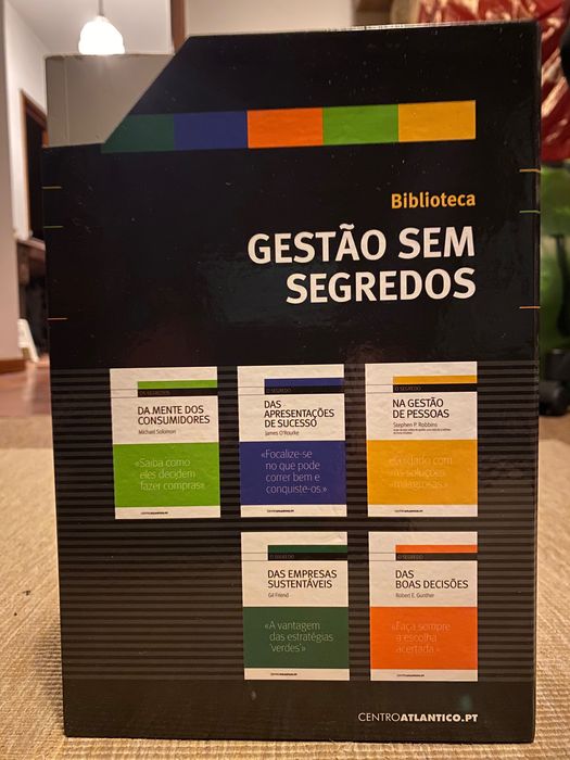 Biblioteca Gestão Sem Segredos (colecção completa 5 livros)-como novos