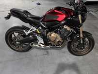 Honda cb650r acidentada