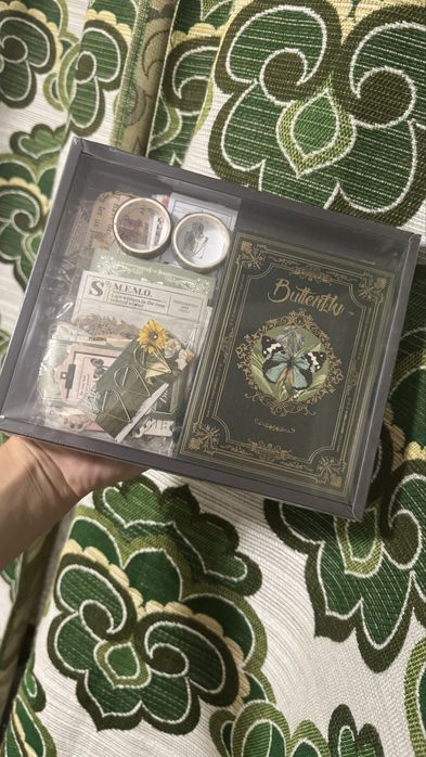 Набір для скрапбугінга блокнот з наклейками