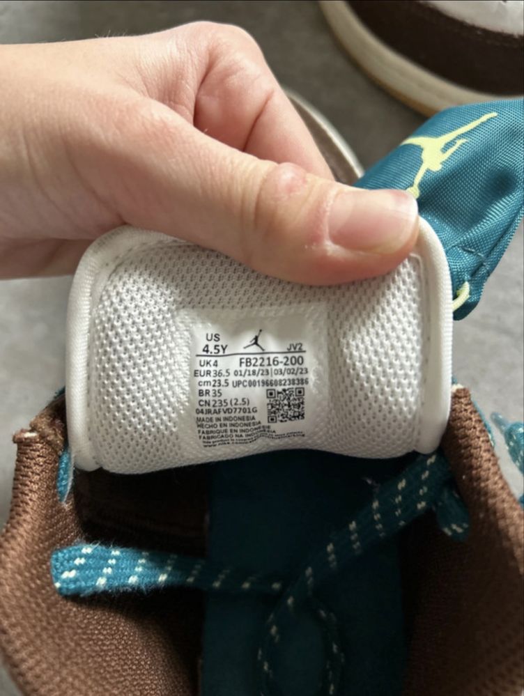 Buty air jordan 1 „Cacao wow” 36,5