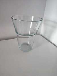 Szklany wazon bezbarwny