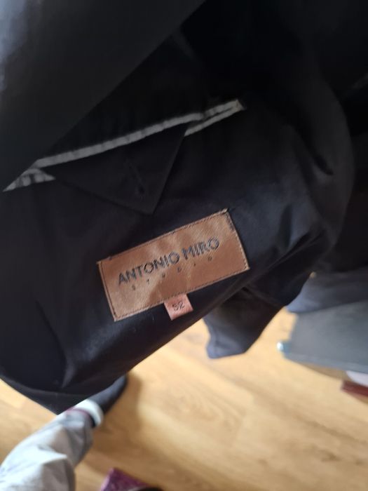 Blazer 52 Preto 100% Algodão Slim fit Antonio Miró