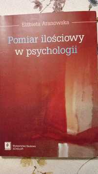 E. Aranowska, Pomiar ilościowy w psychologii