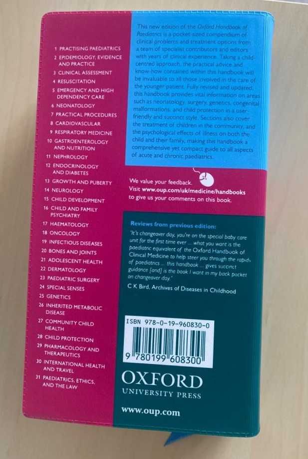 Oxford Handbook Pediatrics 2ed