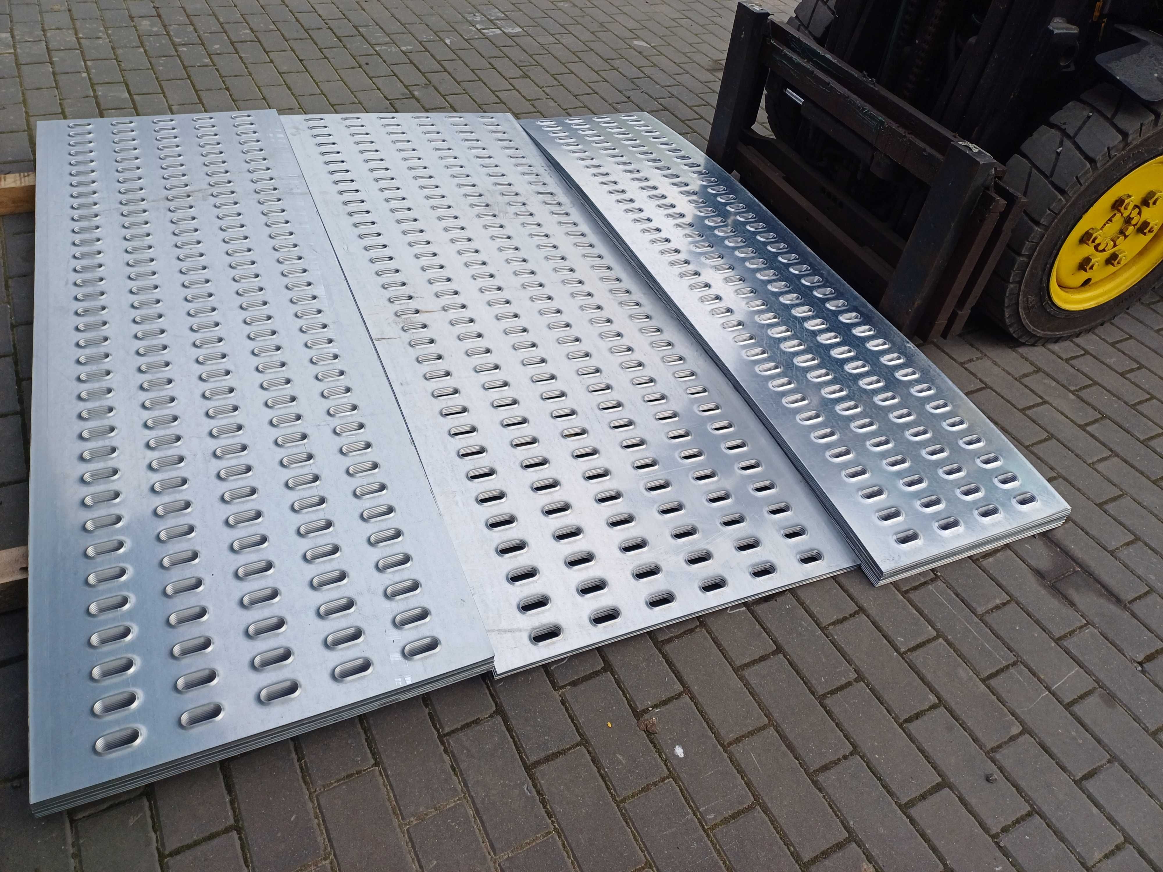 Blacha Lohr Stalowa Ocynk 500mm 4 Otwory gróbośc 4mm Producent