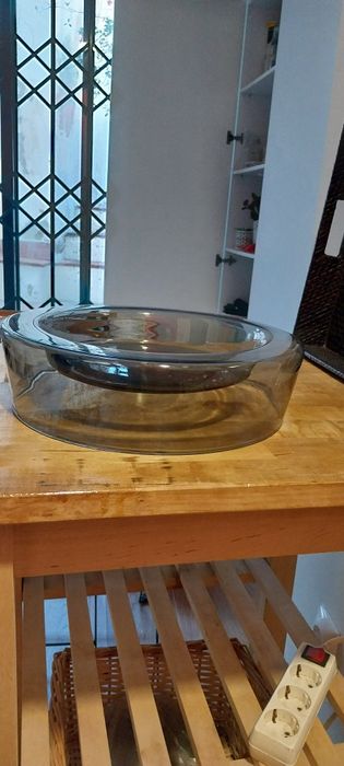 Taça em vidro para centro de mesa ou fruteira