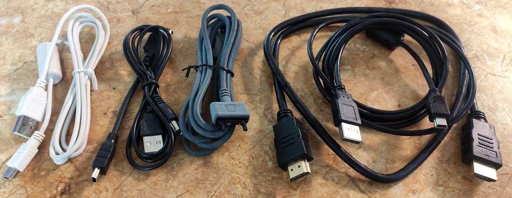 Кабель HDMI, USB подовжувач, mini USB