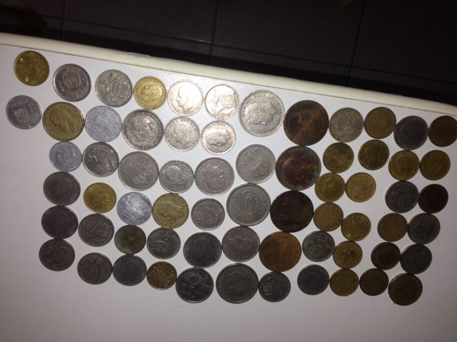 moedas de coleção espanholas