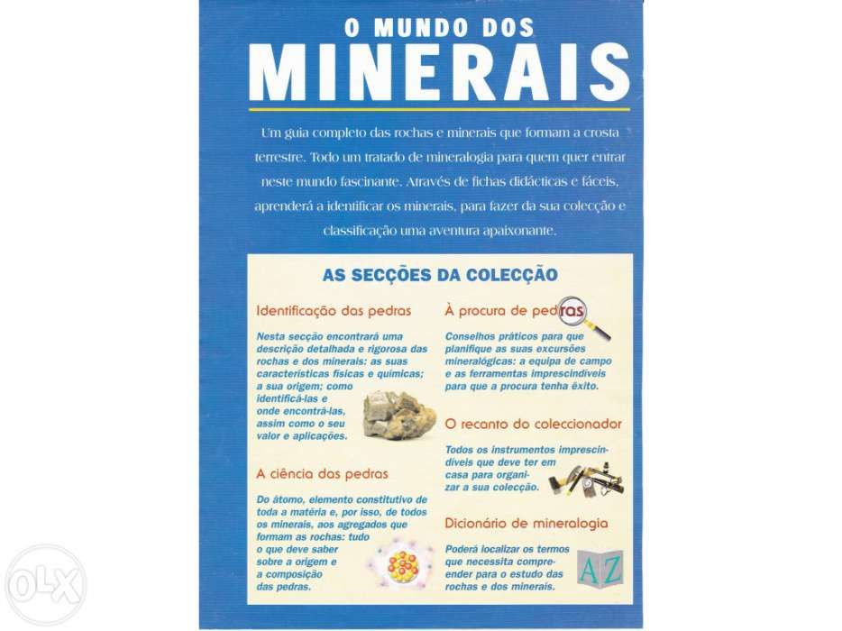 Minerais, Gemas e Pedras Preciosas