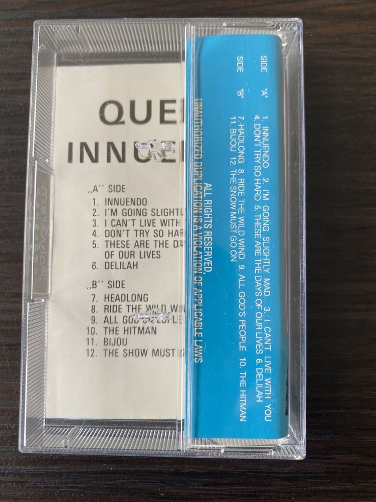 Queen Innuendo kaseta audio 1991 unikat