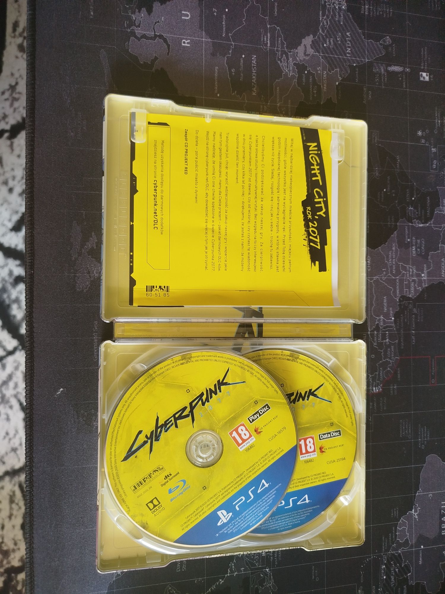 Cyberpunk 2077 steelbook ps4