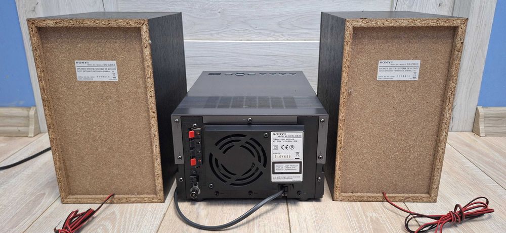 Wieża SONY HCD-CBX5 ! + Kolumny SONY ! OKAZJA ! BDB STAN 100 % Sprawna