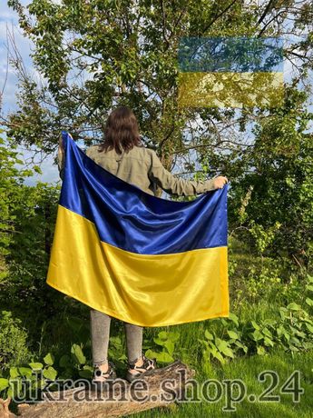 Слава Укрпїні! В наявності Прапор України 140*90см (Флаг Украины) стяг