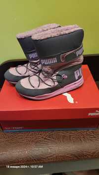Детские зимние сапоги Пума 34 размер,   ботинки Puma Kids Trinomic Boo