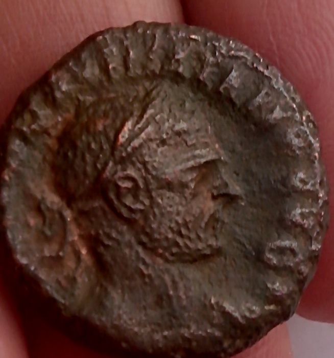 Древняя монета Максимиана конец 3 века н э бронза