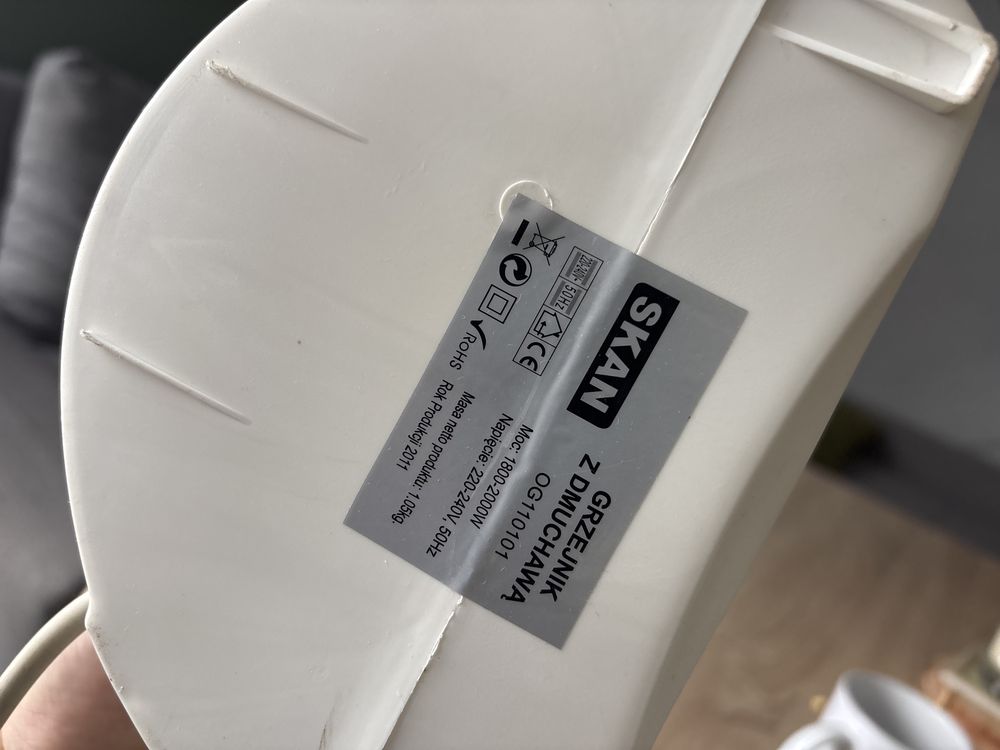 Falerka grzejnik elektryczny z dmuchawa 1800w 2 szt