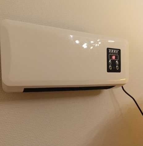 обігрівач настінний з пультом + кондиціонер тепловентилятор дуйка 2в1