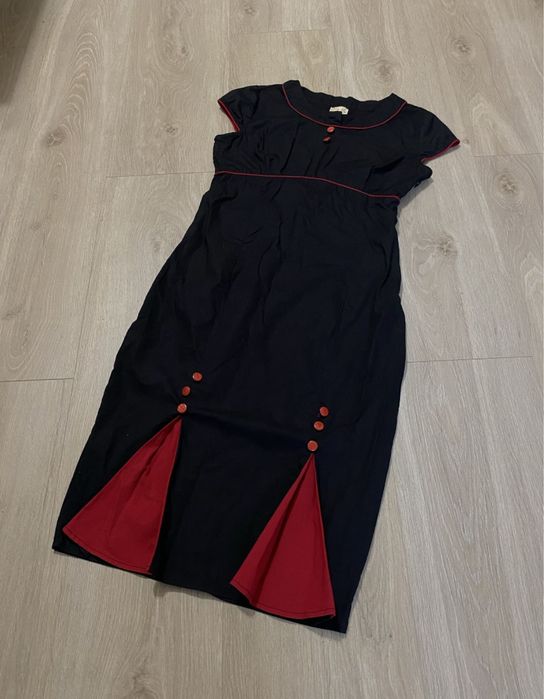 Вінтажна сукня міді чорна