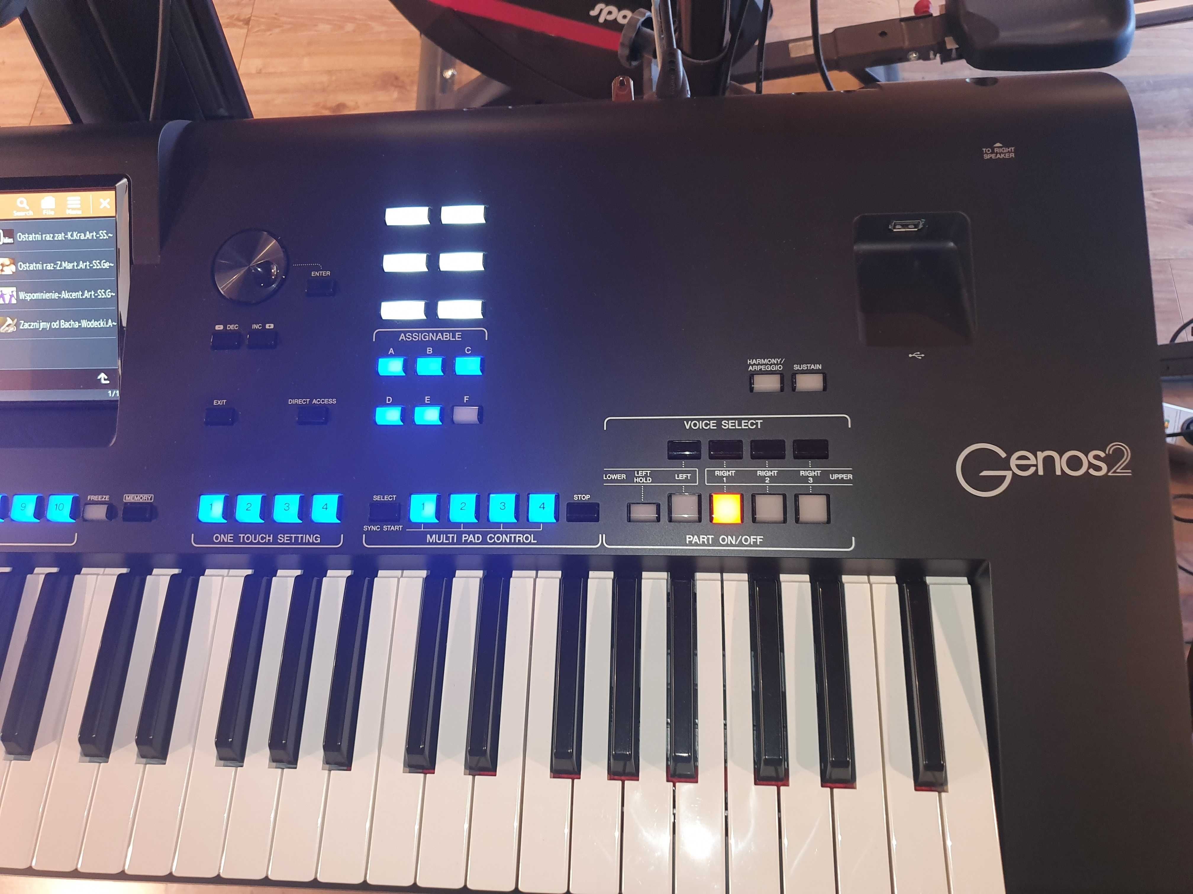 Yamaha Genos 2 w idealnym stanie.