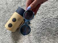 Okulary Kietla granat stan jak nowe 1-2