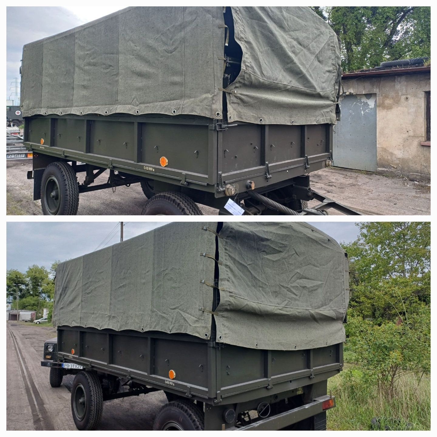 Przyczepa D46 S z AMW jak nowa Transport