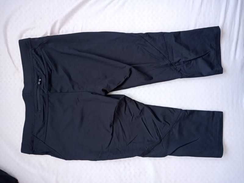 Czarne legginsy Sport Tech 3/4 długość wygodne rozciągliwe