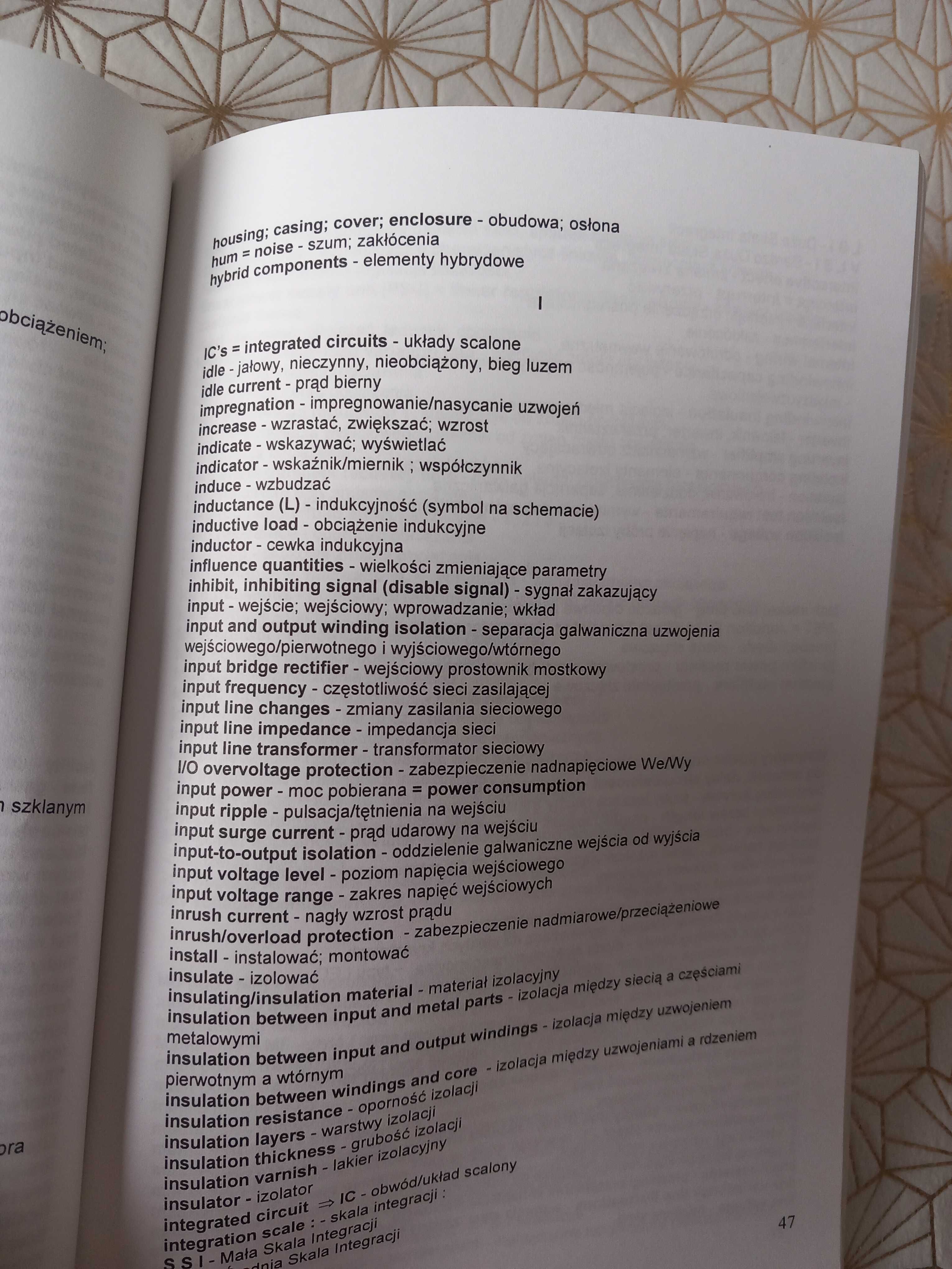 Słownik szkolnictwa zawodowego z automatyki i elektrkniki