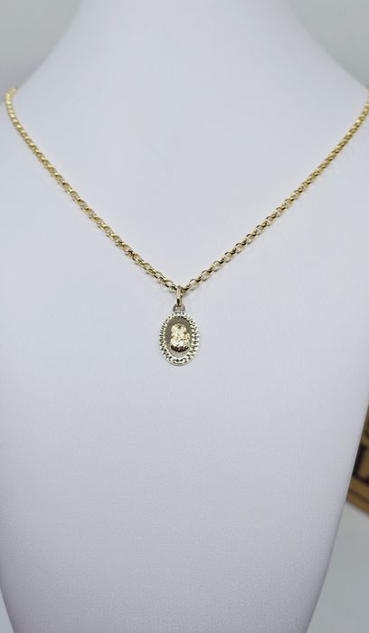 Złota zawieszka Medalik próba 585 14k