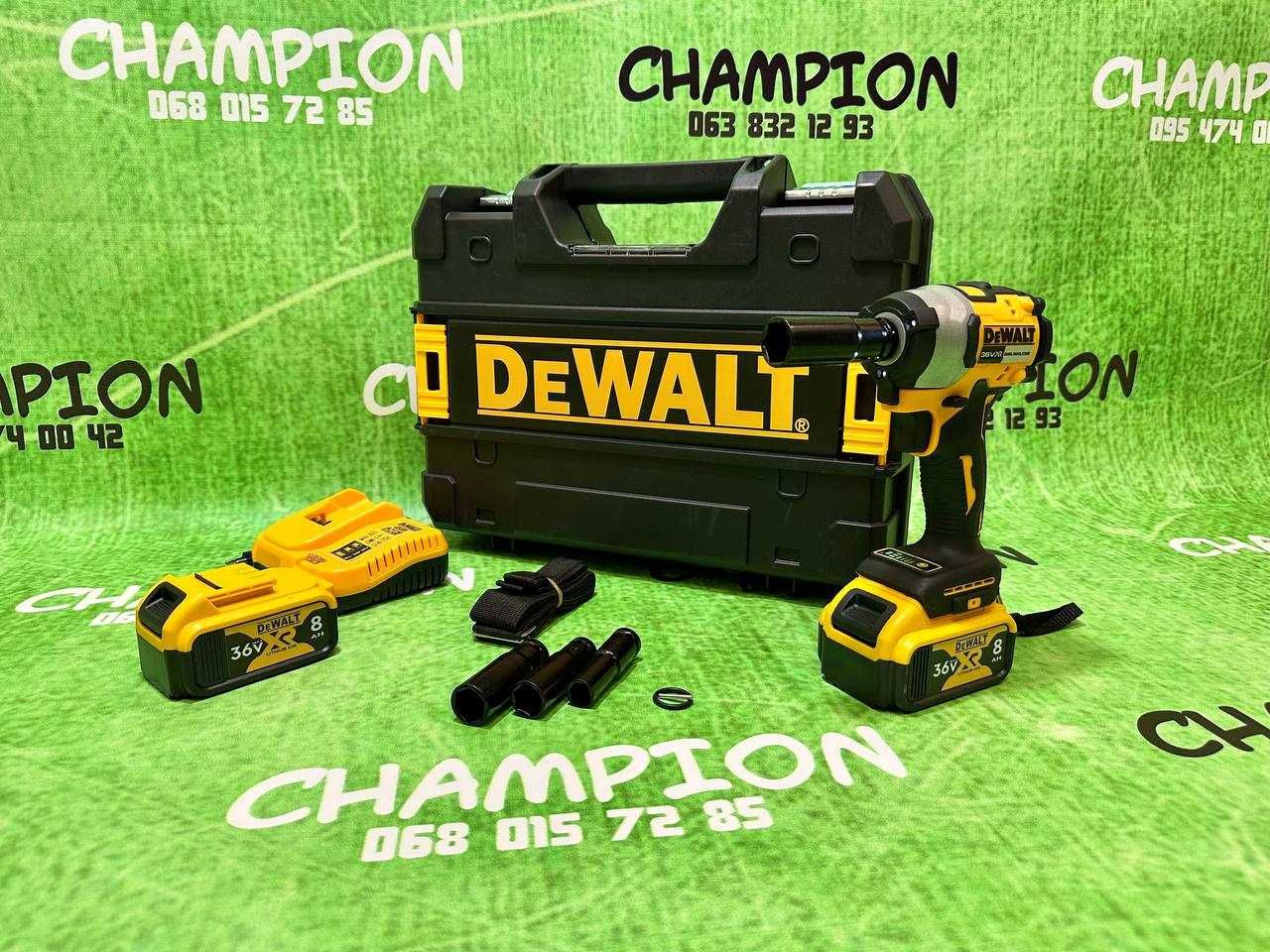 Мощный Акумуляторний Гайковерт DeWalt DCF922 Безщоточний 447Nm 36V8A