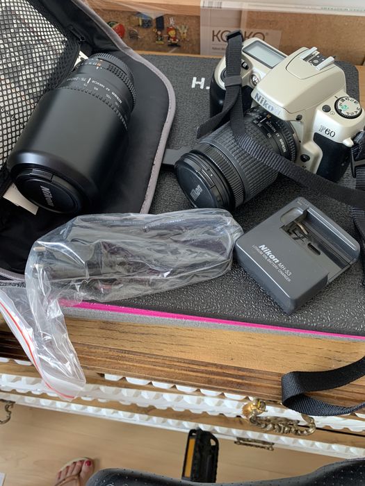 Camara fotografica com rolo