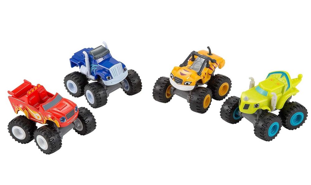 Набір 4 шт чудо машинки Блиск Вспыш крушила зег рик Fisher-Price Blaze