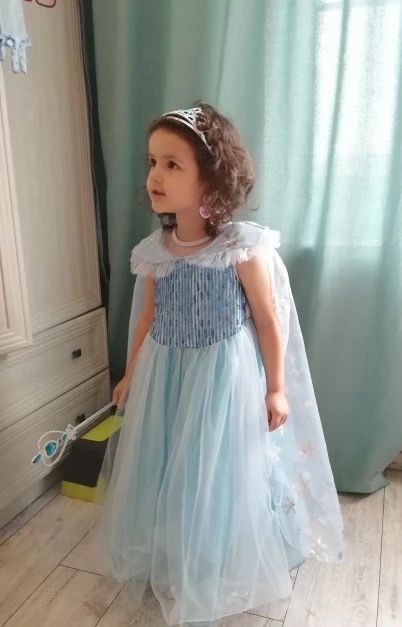 Сукня Ельзи 4 5 6 7 років довга Ельзы Frozen Фрозен плаття