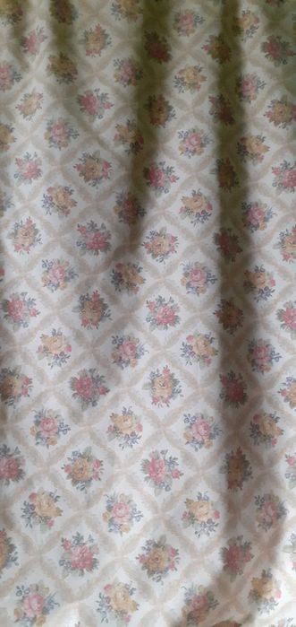 Zaslony długie bawełniane kwiaty