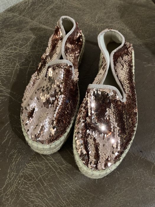 Ескадрільї жіночі з пайєтками Gitana 40 cм взуття з Італії