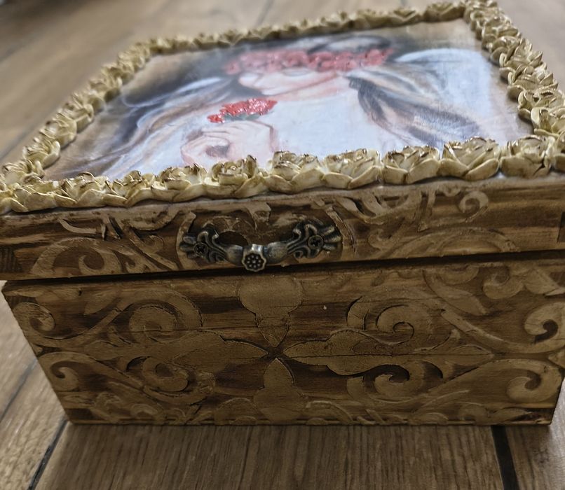 Anioł dekoracja decoupage