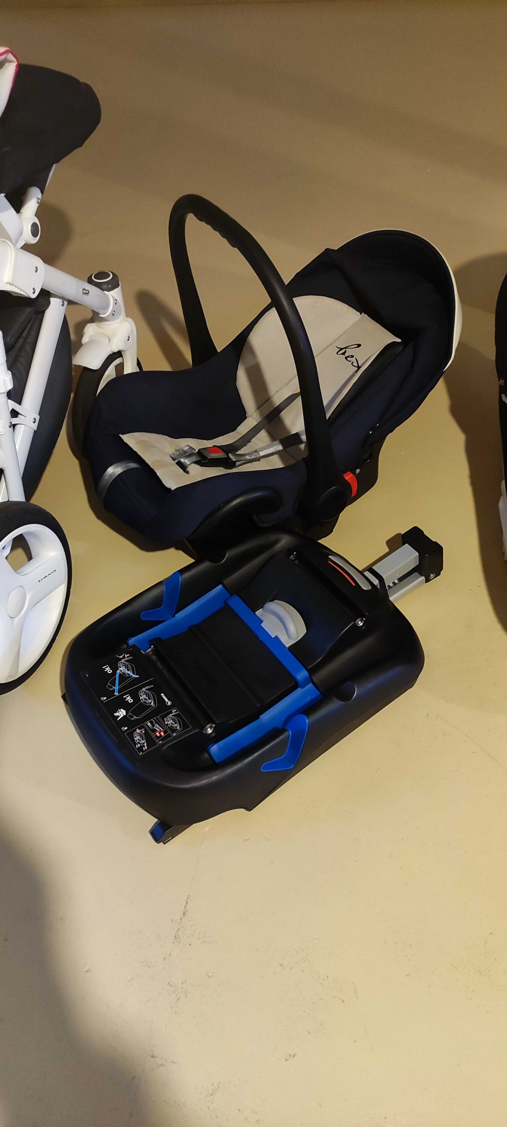 Wózek Bexa Ideal 4 w 1 zestaw