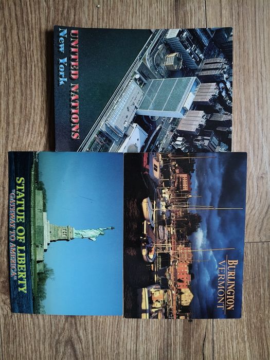 Pocztówki USA nowy Jork twin towers