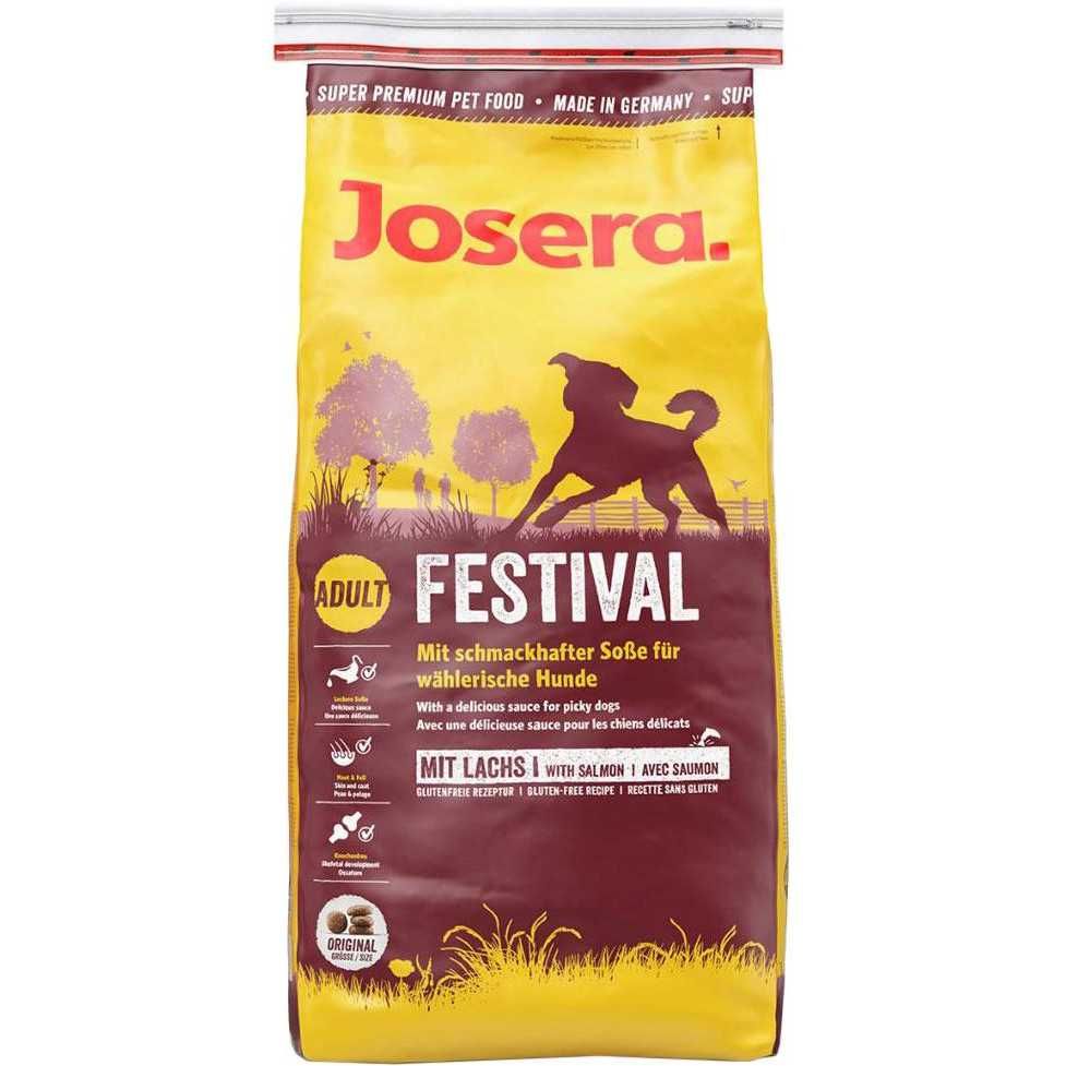 Josera (Йозера) Festival Сухой корм для собак с лососем 15кг Срок11,24