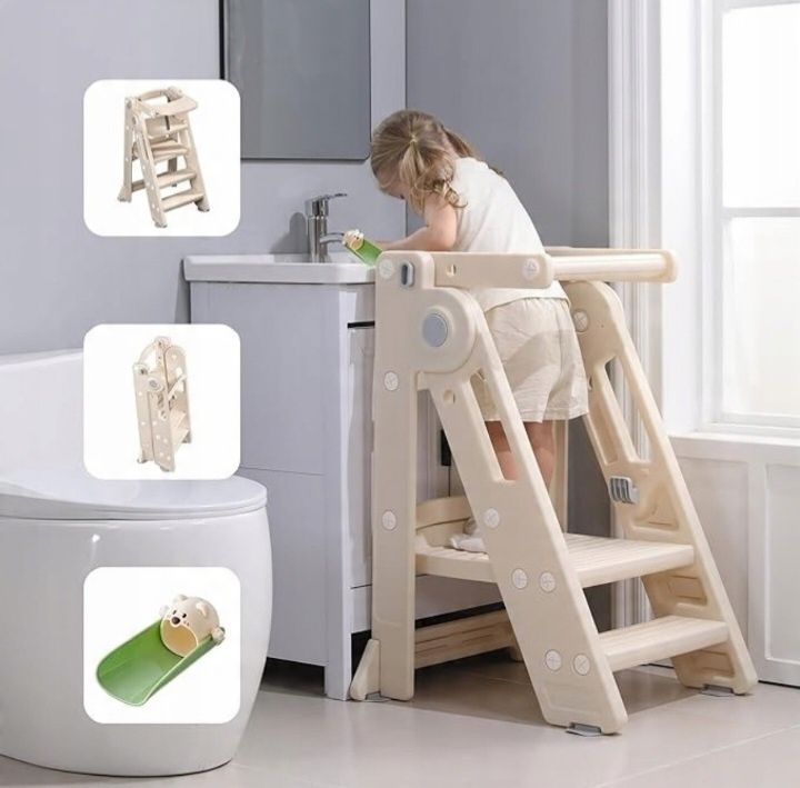 Nowe krzesełko Hoopyosms 2w1 – wieża edukacyjna, oryginał