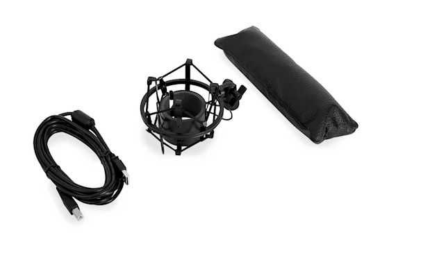 Mikrofon pojemnościowy,Auna MIC-900B USB, kolor czarny