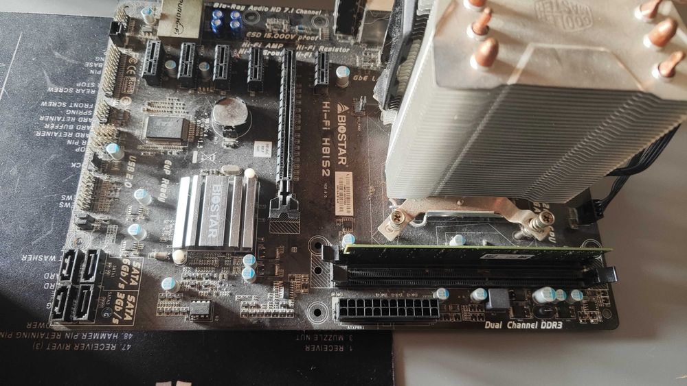 Motherboard Biostar Hi-Fi H81S2 + Celeron + 4GB DDR3