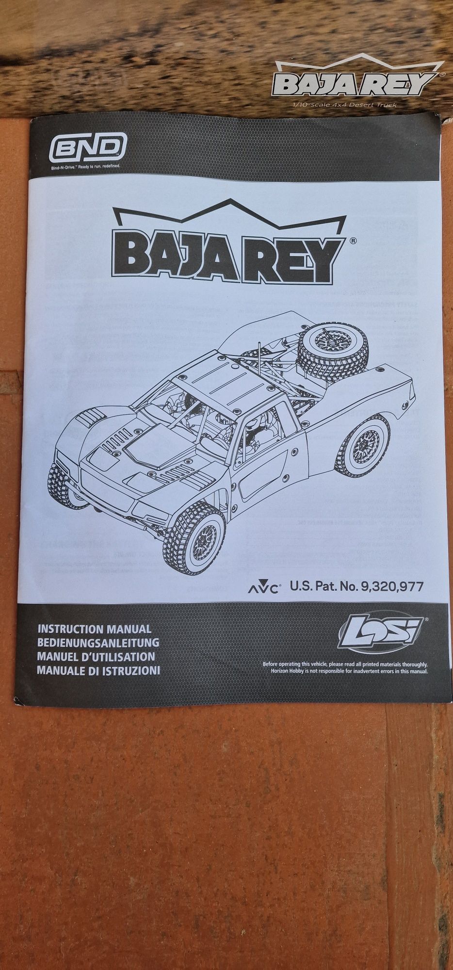 Team losi Baja Rey 1/10 c/AVC (gyro)