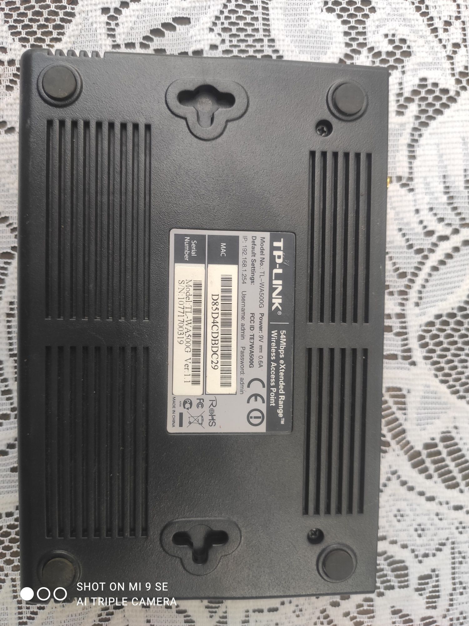 Router TP-Link TL-WA500G