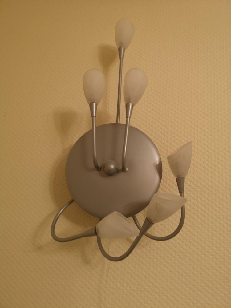 Komplet lamp - sufitowa i kinkiet