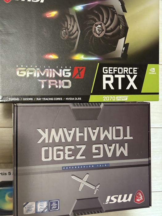 Komputer PC. Intel I9 9900K, RTX 2070 super, Corsair HX 1000W