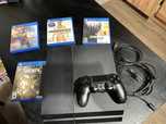 Playstation 4 PS4 750GB plus 4 gry