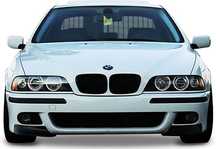 BMW e39 m-pakiet M5 flapsy dokładka zderzaka splitter PIANO BLACK